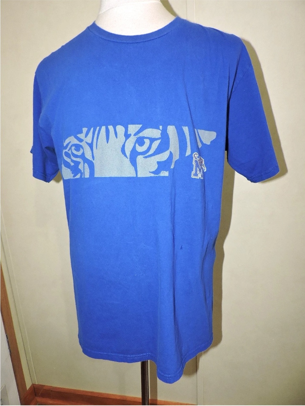 Memphis Tigers Shirt Size L blue MSU